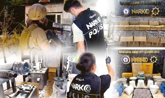 İstanbul'da 2,5 milyondan fazla uyuşturucu hap ele geçirildi