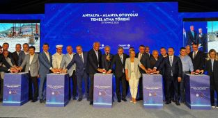 Antalya Alanya otoyolunun temeli atıldı