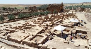 Dara Antik Kenti'nde 1500 yıllık mozaik bulundu