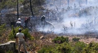 Havai fişek yangına sebep oldu, 4 şüpheli tutuklandı