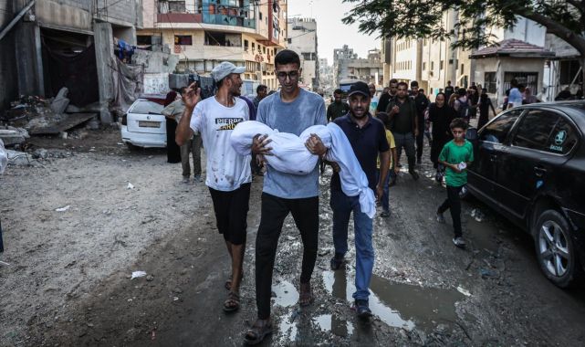 Katil İsrail sözde güvenli bölge ilan ettiği alana saldırdı: 11 ölü