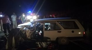 Malatya'da hafif ticari araçla otomobil çarpıştı: 8 yaralı