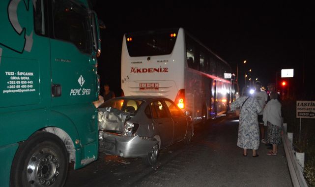 Balıkesir'de zincirleme trafik kazası