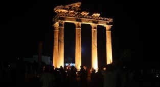 Gece müzeciliği Antalya'daki antik kentleri daha da canlandırdı