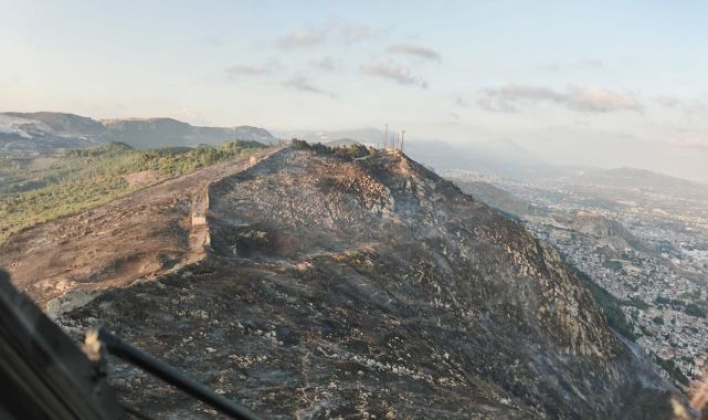 Hatay'da dün çıkan orman yangını kontrol altına alındı
