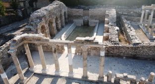 Stratonikeia'nın Roma hamamında 1900 yıl sonra su aktı