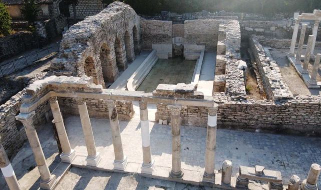 Stratonikeia'nın Roma hamamında 1900 yıl sonra su aktı
