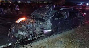 Tekirdağ'da otomobil direğe çarptı: 1 ölü