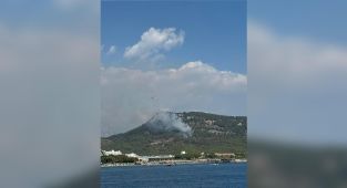 Antalya'da otellere yakın bölgede orman yangını