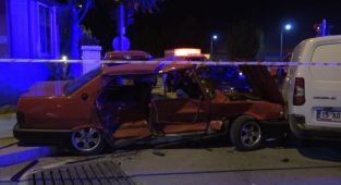 Burdur'da trafik kazası: 1 ölü, 4 yaralı