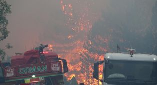 Kastamonu'da ormanlık alandaki 2 yangına müdahale sürüyor