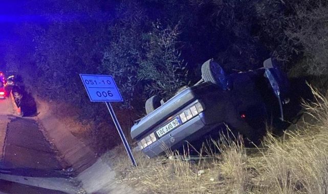 Mersin'de otomobil devrildi: 1 ölü
