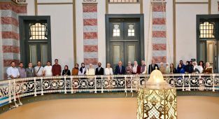 Rektör Aydın, Filistinli öğrencileri ağırladı