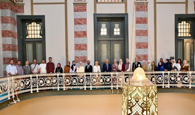 Rektör Aydın, Filistinli öğrencileri ağırladı