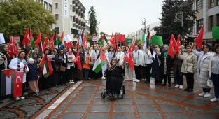 81 ilde 'Gazze İçin Sessiz Çığlık' etkinliği düzenlendi