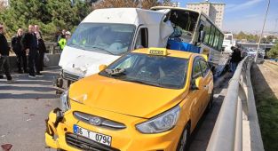 Ankara'da zincirleme kaza: 6 yaralı