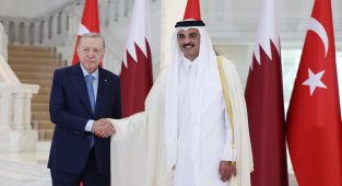 Cumhurbaşkanı Erdoğan, Katar Emiri Al Sani ile bir araya geldi