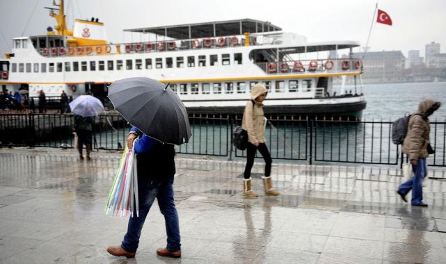 İstanbul ve çevre iller için sağanak uyarısı