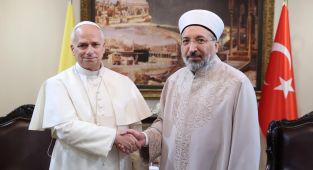 Vatikan Devlet Başkanı Papa 14. Leo Diyanet İşleri Başkanı Arpaguş'u ziyaret etti
