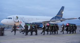 Libya askeri heyeti için Ankara'da tören düzenlendi