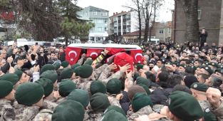 Şehit polis memuru Albayrak'a veda