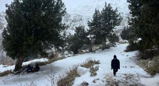 Antalya'nın yüksek kesimlerine kar yağdı