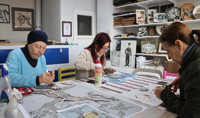 Hataylı kadınlar mozaiği Avrupaya taşıdı