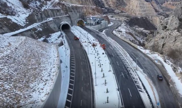 Çorum İskilip yolunun Kırkdilim Geçişi'nde sona doğru