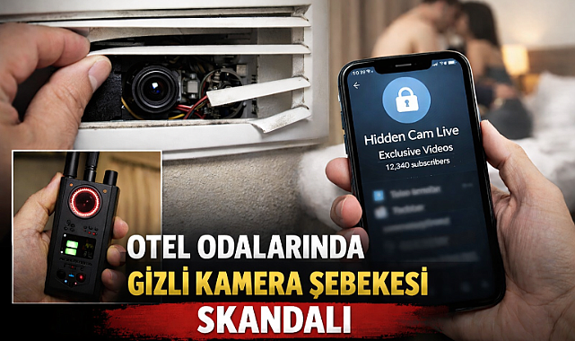 Otel Odaları 7/24 Yayında: Gizli Kamera Şebekesi Ortaya Çıkarıldı
