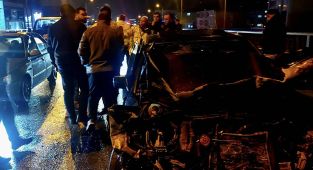 Samsun'da 8 araçlık zincirleme kaza
