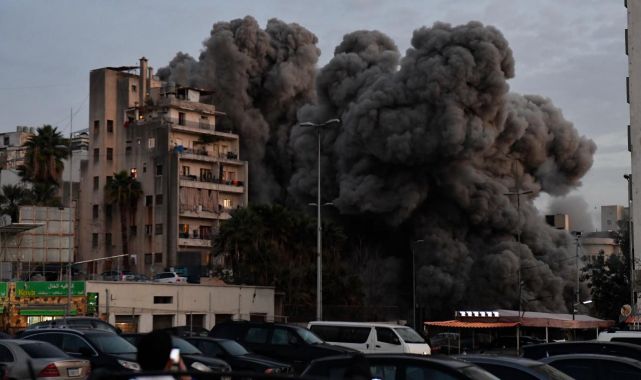 İşgalci İsrail Lübnan'ın doğusundaki Şaat beldesinde bir binaya düzenlediği saldırıda 6 kişi öldü