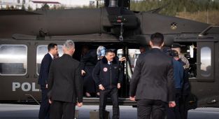 Bakan Çiftçi, Emniyet envanterine alınan T70 helikopteriyle ilk uçuşunu gerçekleştirdi