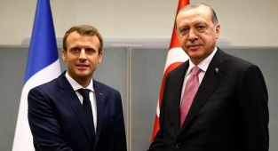 Cumhurbaşkanı Erdoğan, Fransa Cumhurbaşkanı Macron ile görüştü