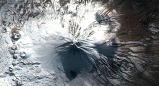 MSB, Ağrı Dağı'nın Göktürk2B uydusuyla çekilen fotoğrafını paylaştı