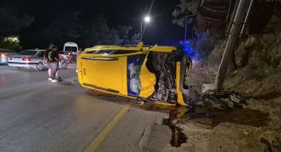 Muğla'da taksi ile motosiklet çarpıştı: 2 ölü