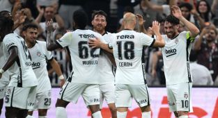 Beşiktaş, Avrupa Ligi'nde tek golle tur avantajını kaptı