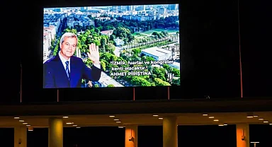 İzmir'de merhum Piriştina'nın sözü artık LED ekranda yaşatılacak