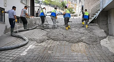 Bornova'da bir yol sorunu daha çözüldü
