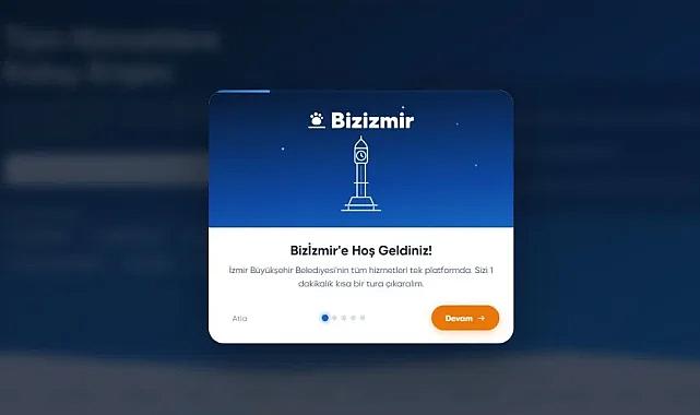 İzmir Büyükşehir'in dijital hizmet platformu 'Bizİzmir' yenilendi